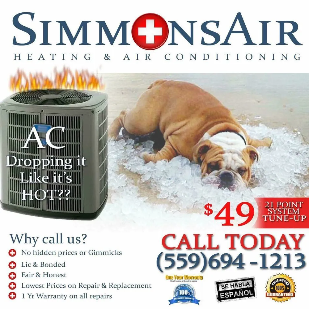 Slide of Simmons Heating and Air Conditioning of Firebaugh