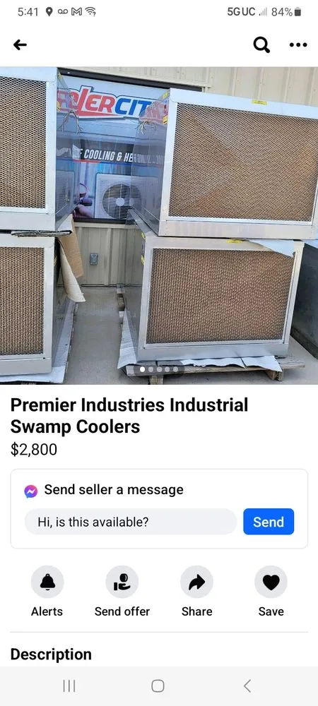 Slide of Simple Air Swamp Cooler services