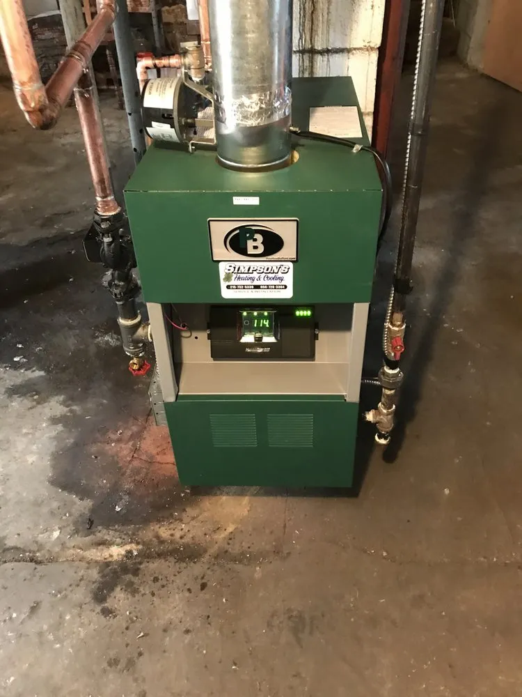 Slide of Simpson's Heating & Cooling