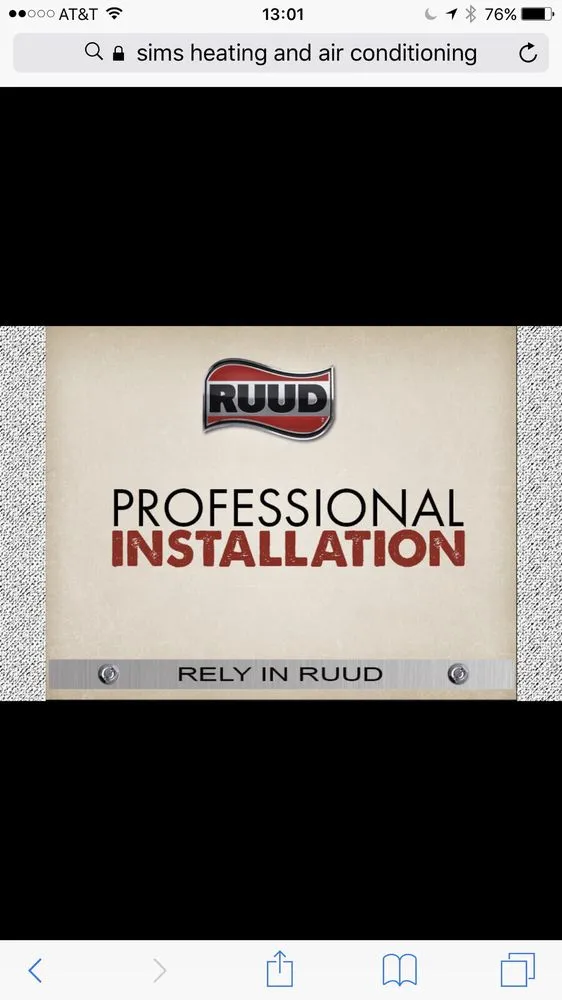 Slide of Sims Heating and Air Conditioning