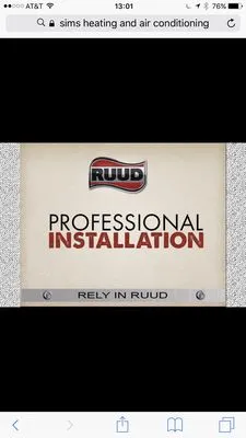 Sims Heating and Air Conditioning Logo