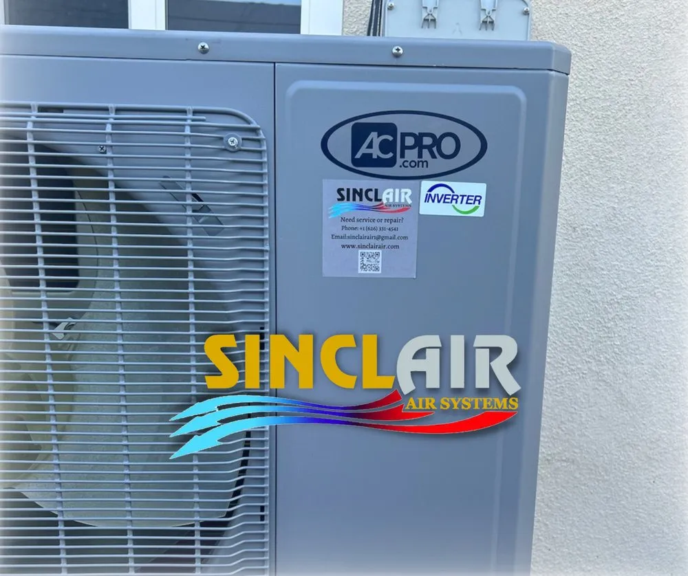 Slide of Sinclair Air Systems