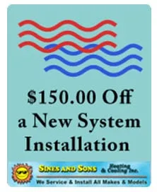 Slide of Sines & Sons Heating & Cooling