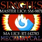 Singh's Mechanical Logo