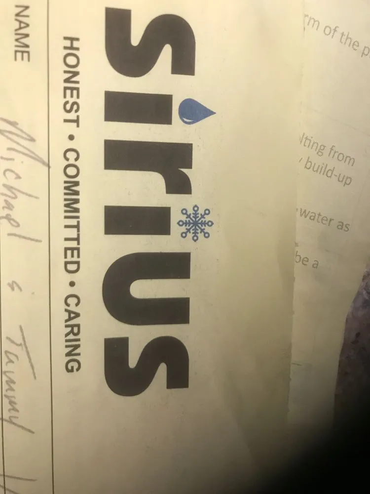 Slide of Sirius Plumbing and Air Conditioning