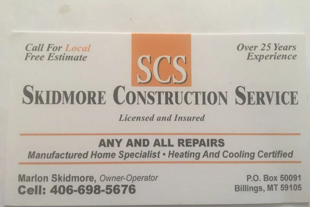 Slide of Skidmore Construction Service