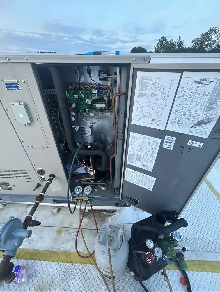 Slide of Skilled Technicians HVAC Service