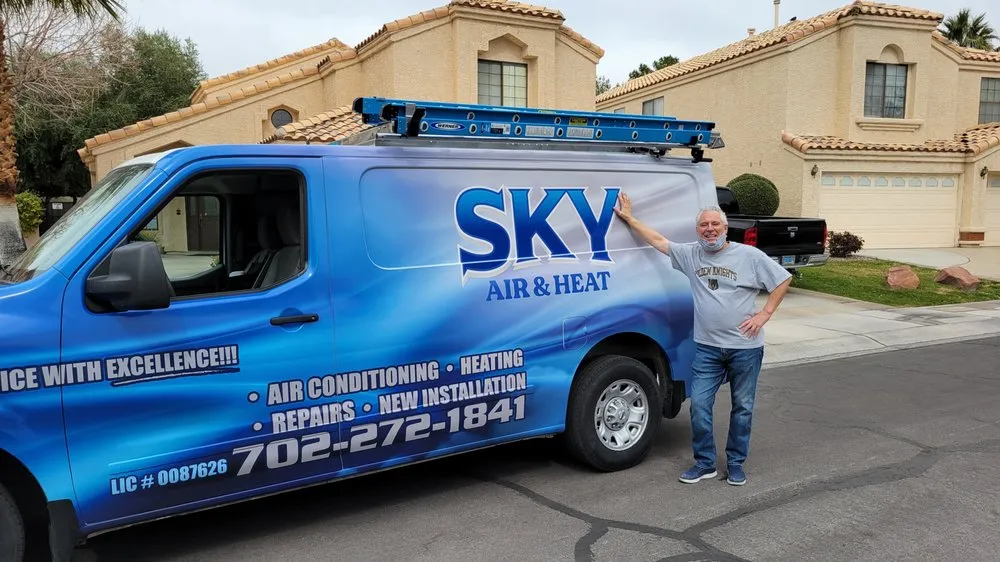 Slide of Sky Air & Heat