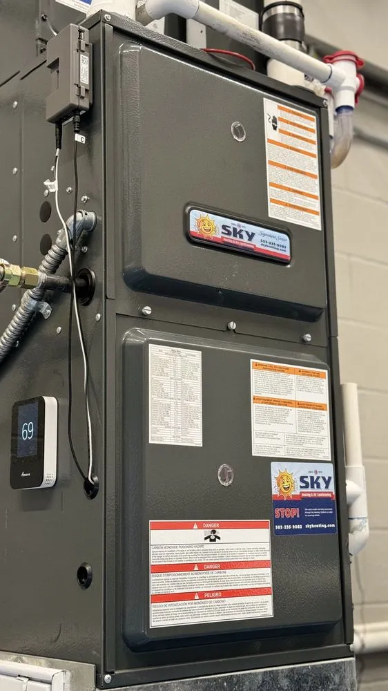 Slide of Sky Heating, AC, Plumbing & Electrical