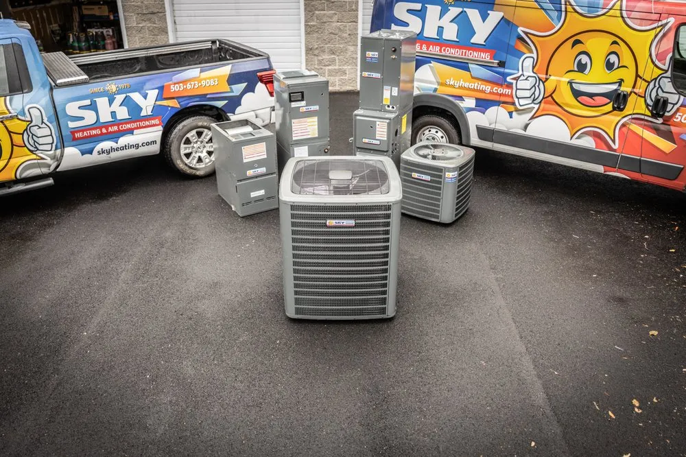 Slide of Sky Heating, AC, Plumbing & Electrical