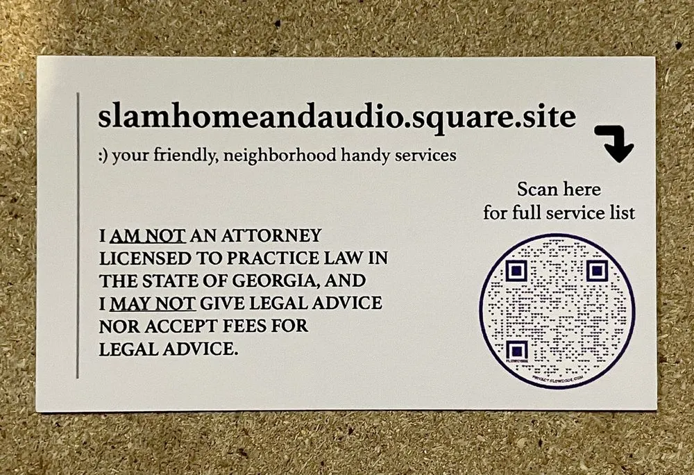 Slide of SLAM Home and Audio