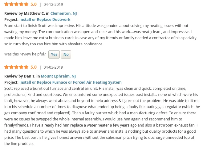 Slide of S&M Mechanical