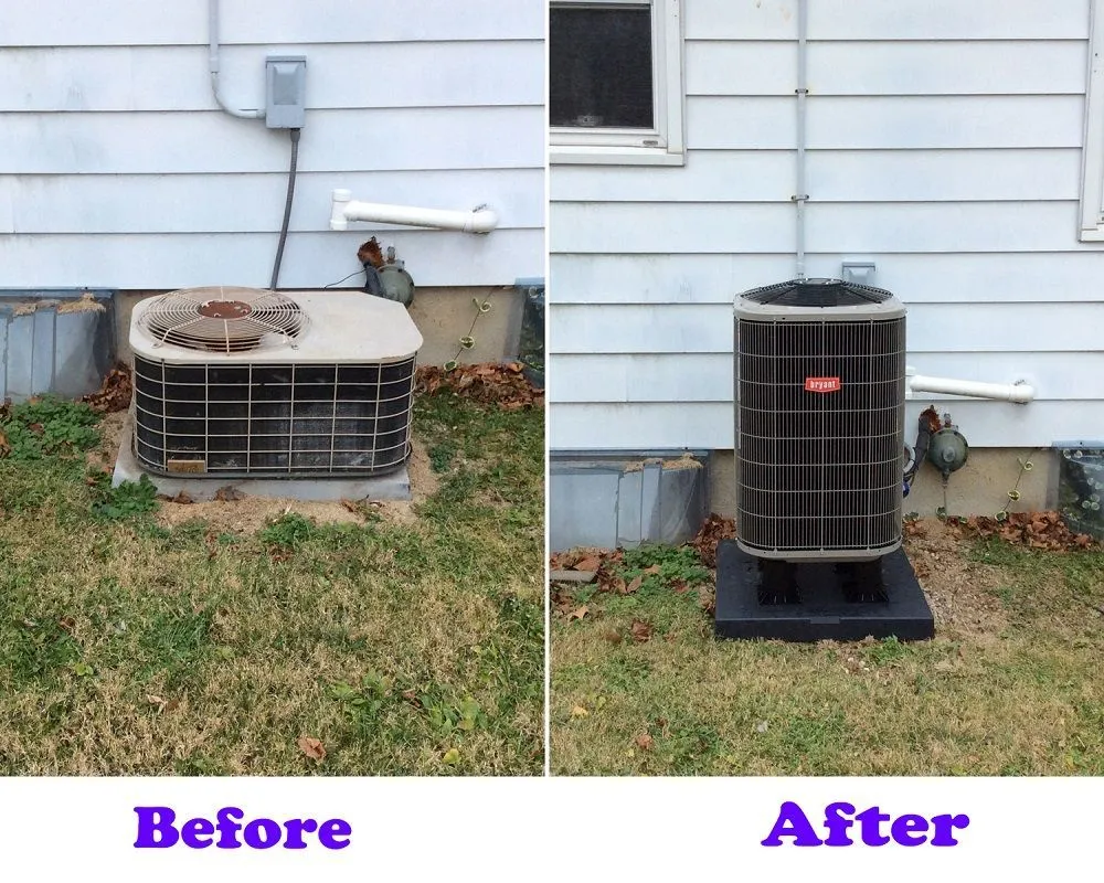 Slide of Small Heating and Cooling Units Repair