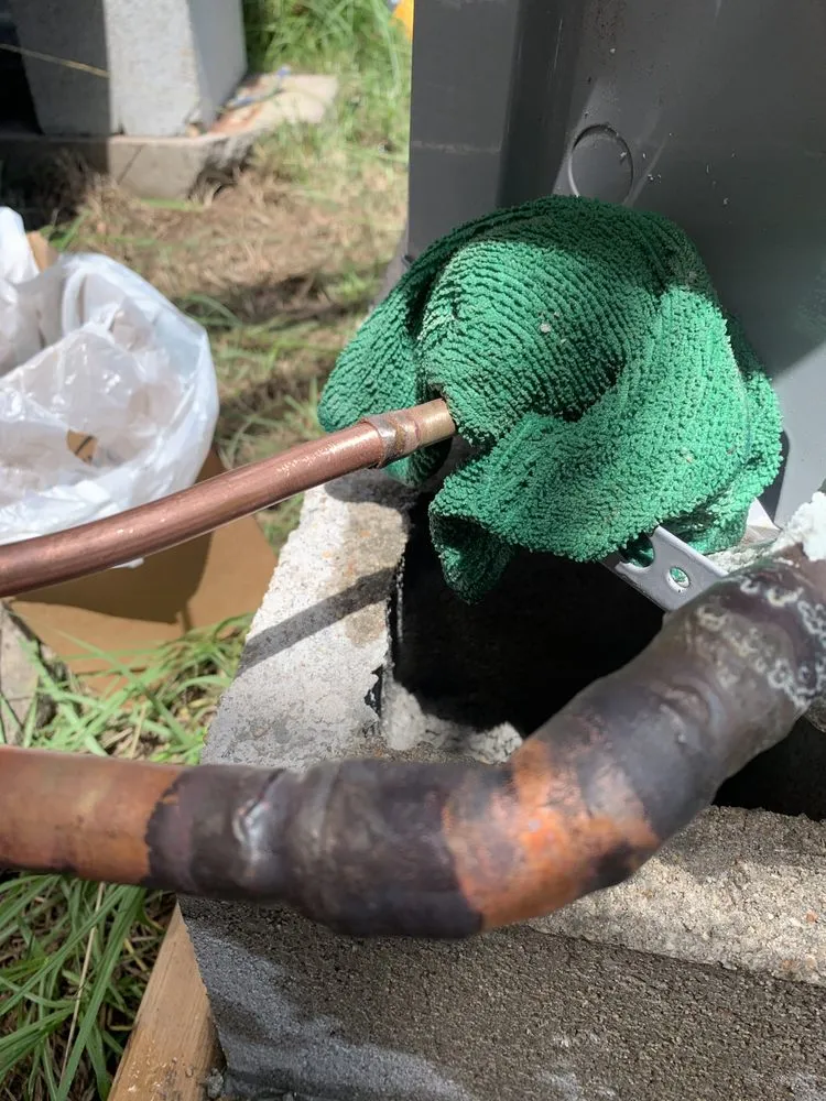 Slide of Small Welding A/C heating maintenance