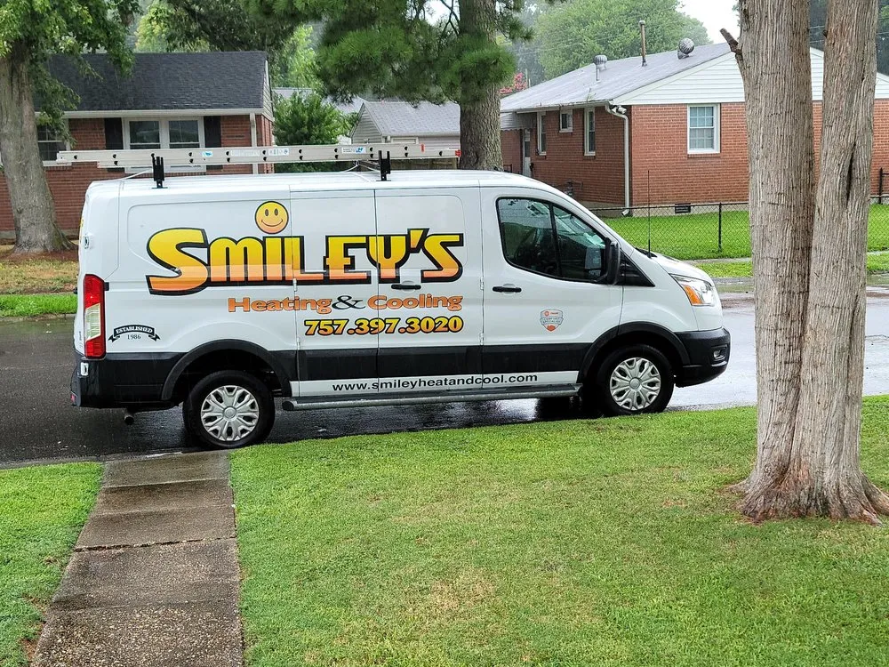 Slide of Smiley's Heating and Cooling