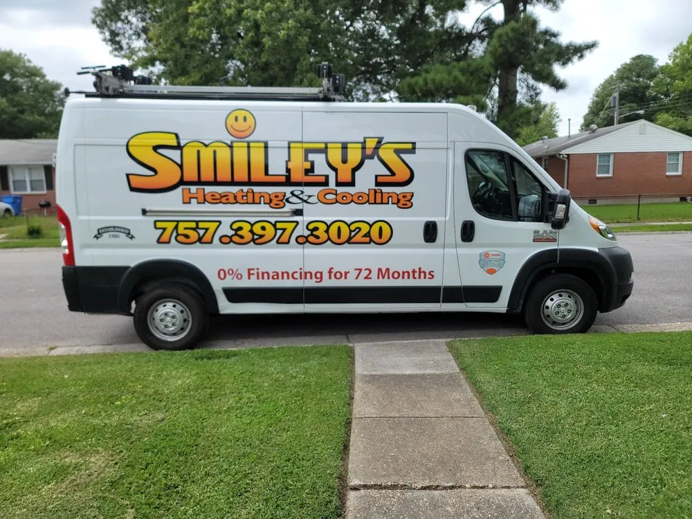 Slide of Smiley's Heating and Cooling