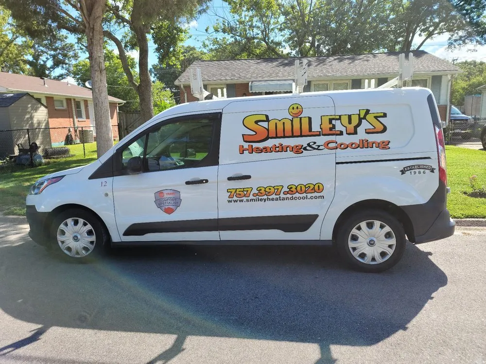 Slide of Smiley's Heating and Cooling