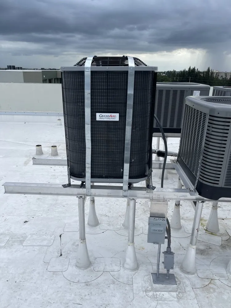 Slide of Snowflakes Air Conditioning