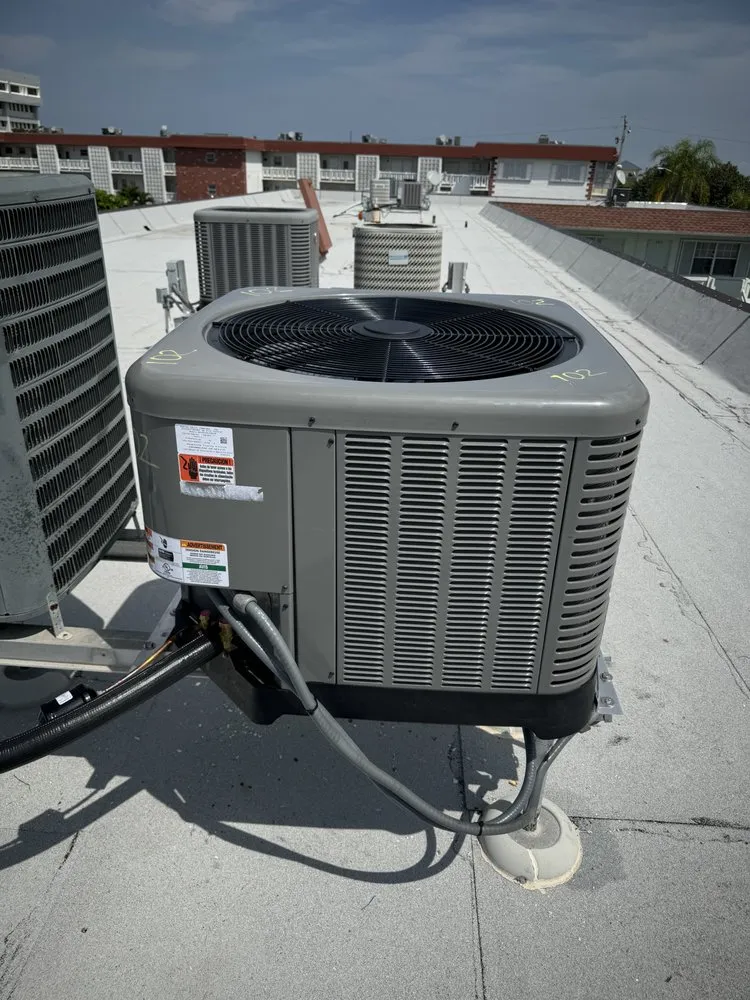 Slide of Snowflakes Air Conditioning