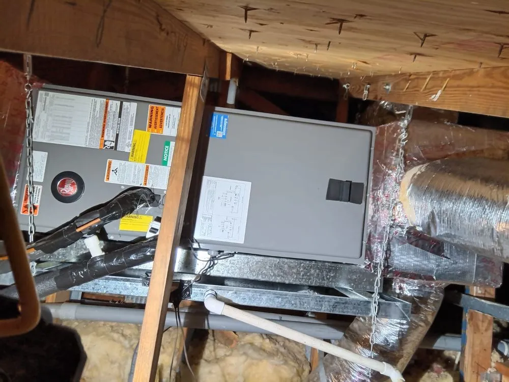 Slide of Snowflakes Air Conditioning