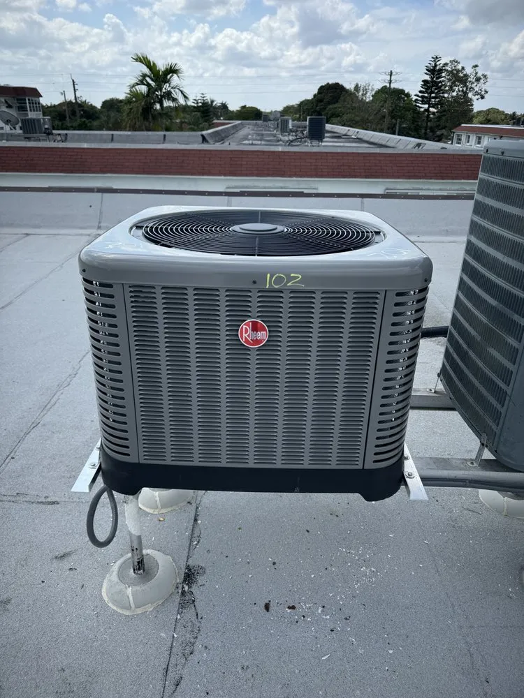 Slide of Snowflakes Air Conditioning