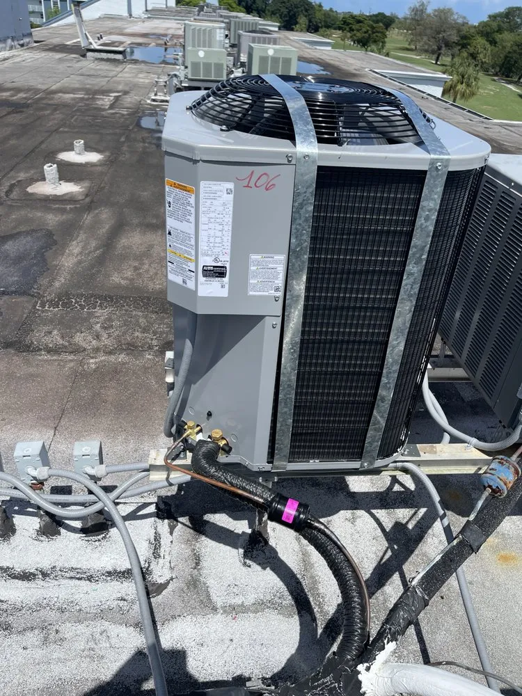 Slide of Snowflakes Air Conditioning