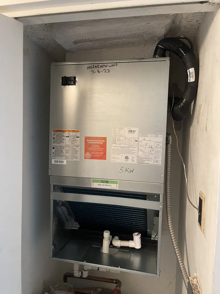 Slide of Snowflakes Air Conditioning