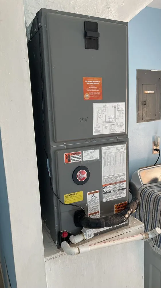 Slide of Snowflakes Air Conditioning