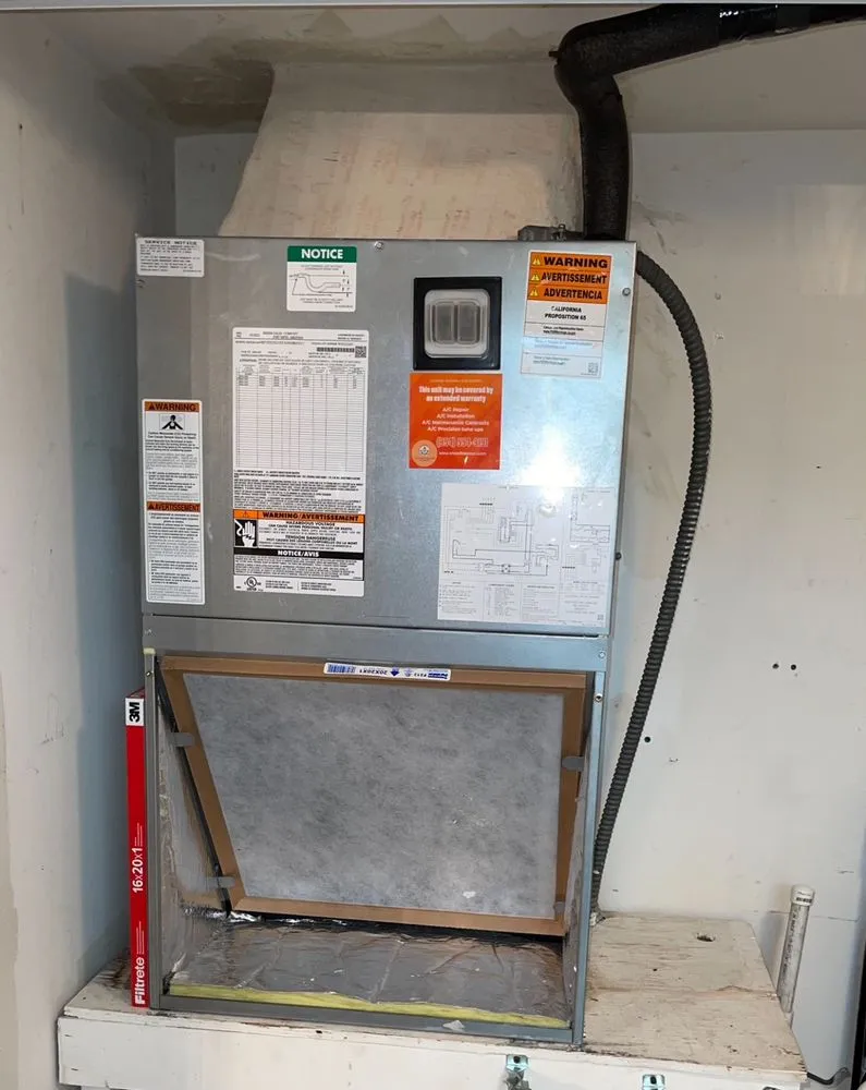 Slide of Snowflakes Air Conditioning