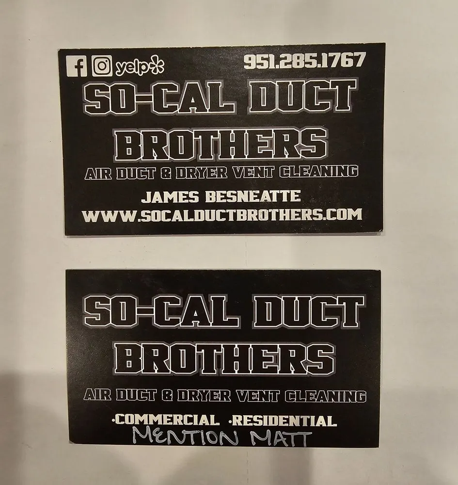 Slide of So-Cal Duct Brothers