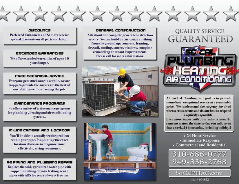 Slide of So Cal Plumbing Heating & Air Conditioning