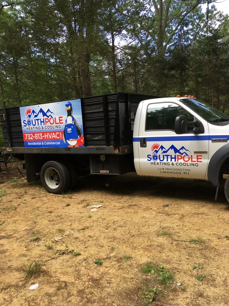 Slide of South Pole Heating and Cooling