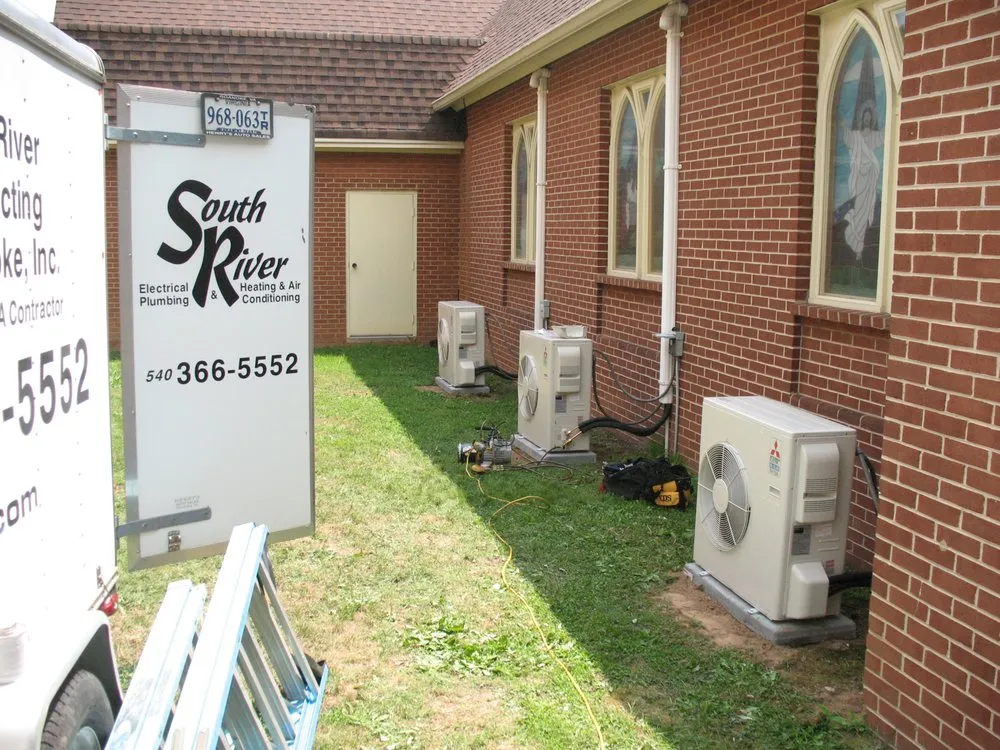 Slide of South River Contracting of Roanoke