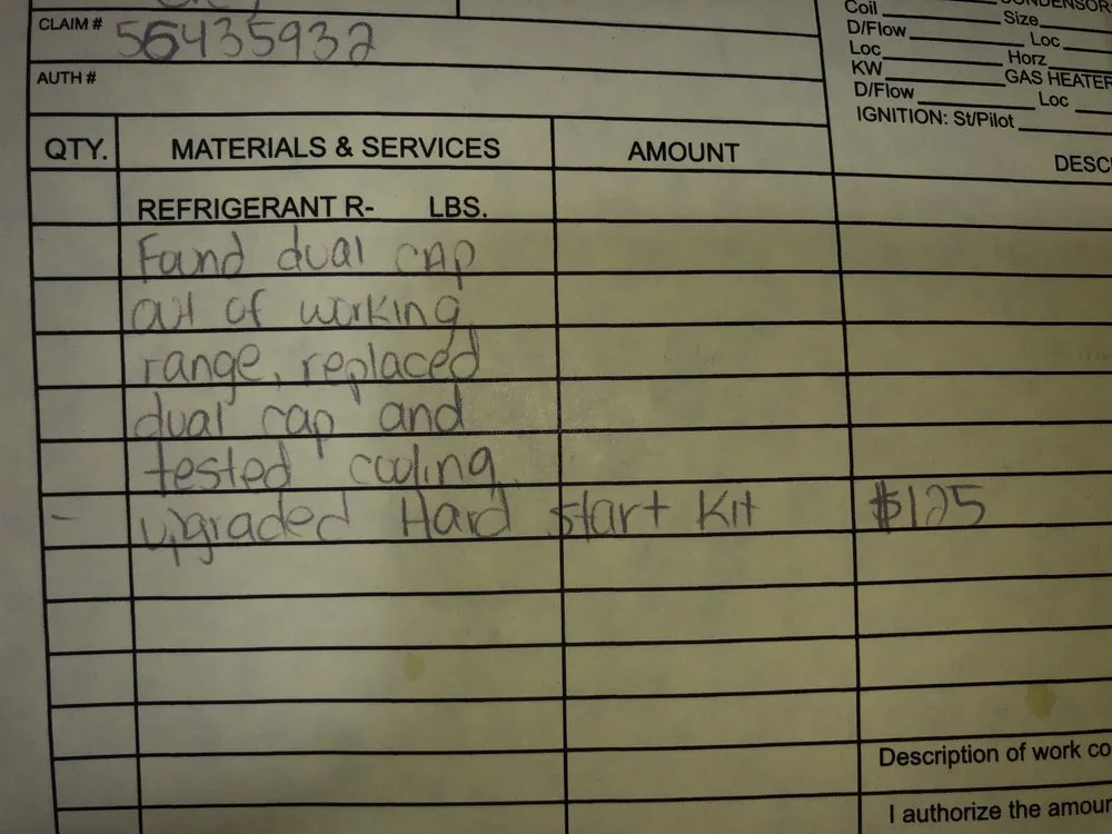 Slide of South Texas Air Force AC and Heating