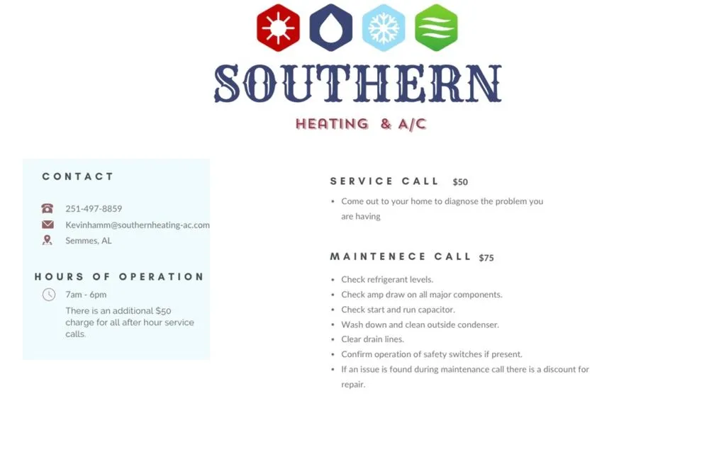 Slide of Southern Heating & A C