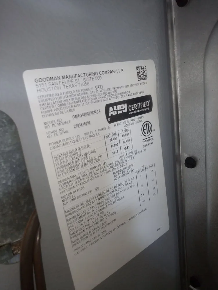 Slide of Sparks Heating and Air