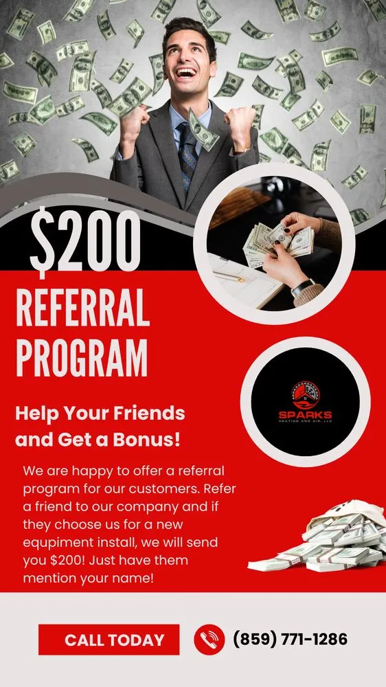 Slide of Sparks Heating and Air