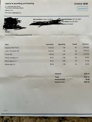 Special K plumbing and heating