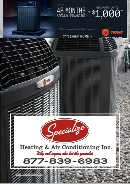 Slide of Specialize Heating & Air