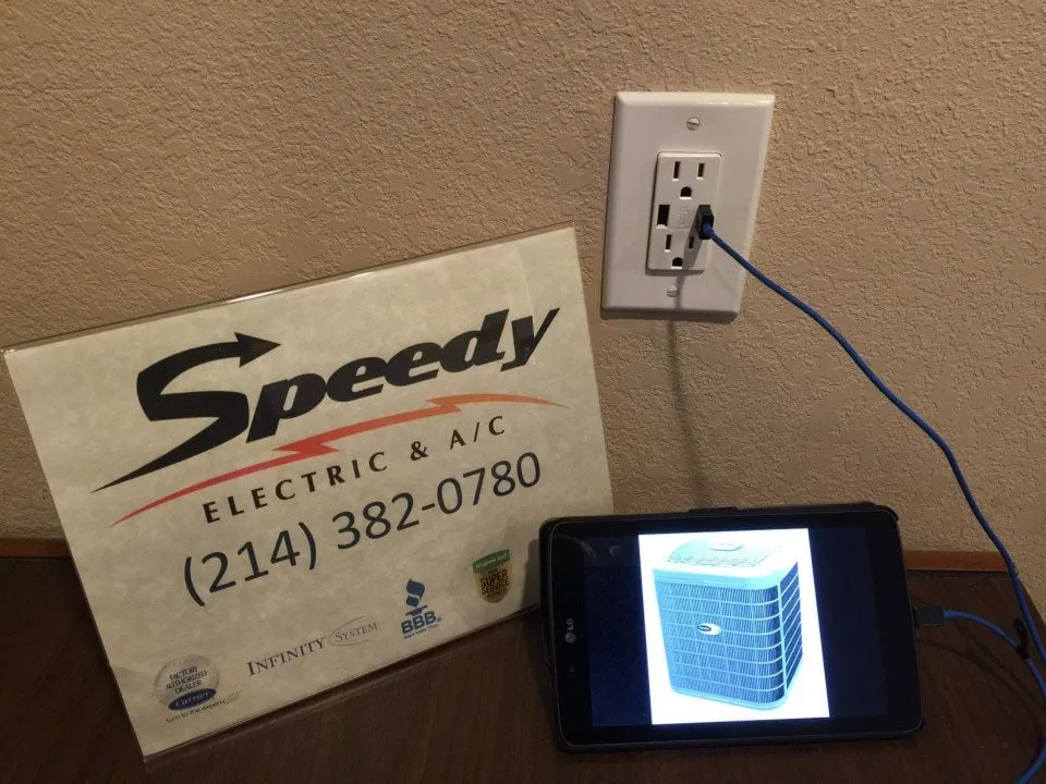 Slide of Speedy Electric and A/C