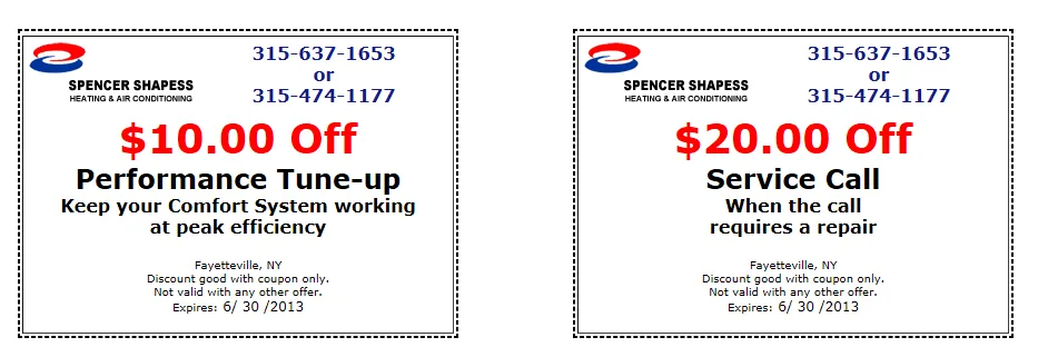 Slide of Spencer Heating & Air Conditioning