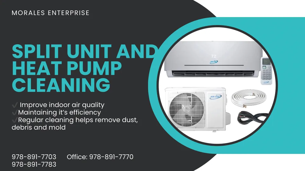 Slide of Split Unit And heat Pump Cleaning