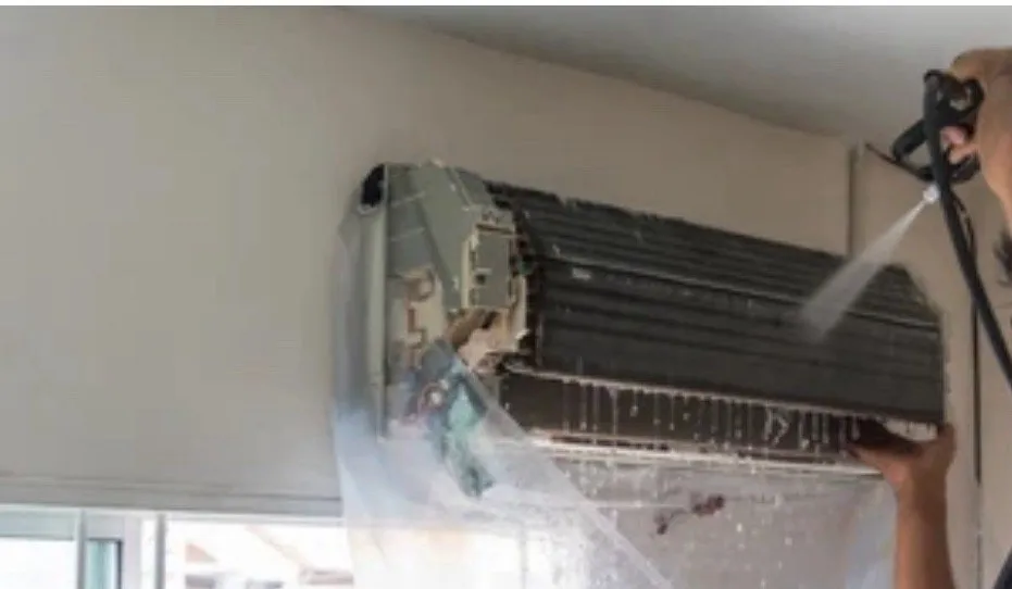 Slide of Split Unit And heat Pump Cleaning