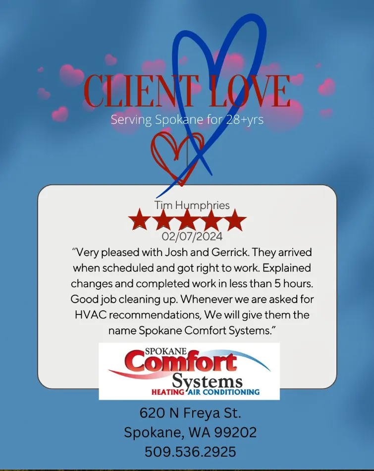 Slide of Spokane Comfort Systems