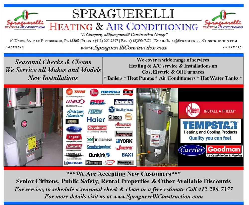 Slide of Spraguerelli Heating & Air Conditioning