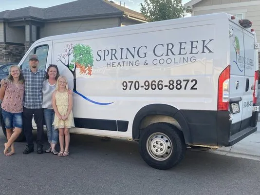 Spring Creek Heating & Cooling Logo