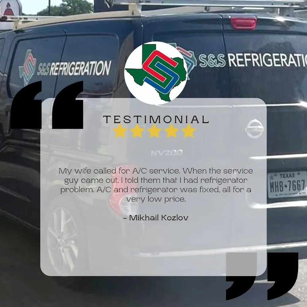 Slide of S&S Refrigeration