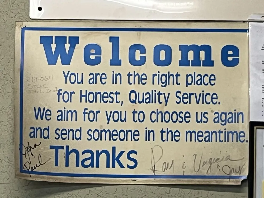 Slide of St Andrews Muffler & Machine Shop