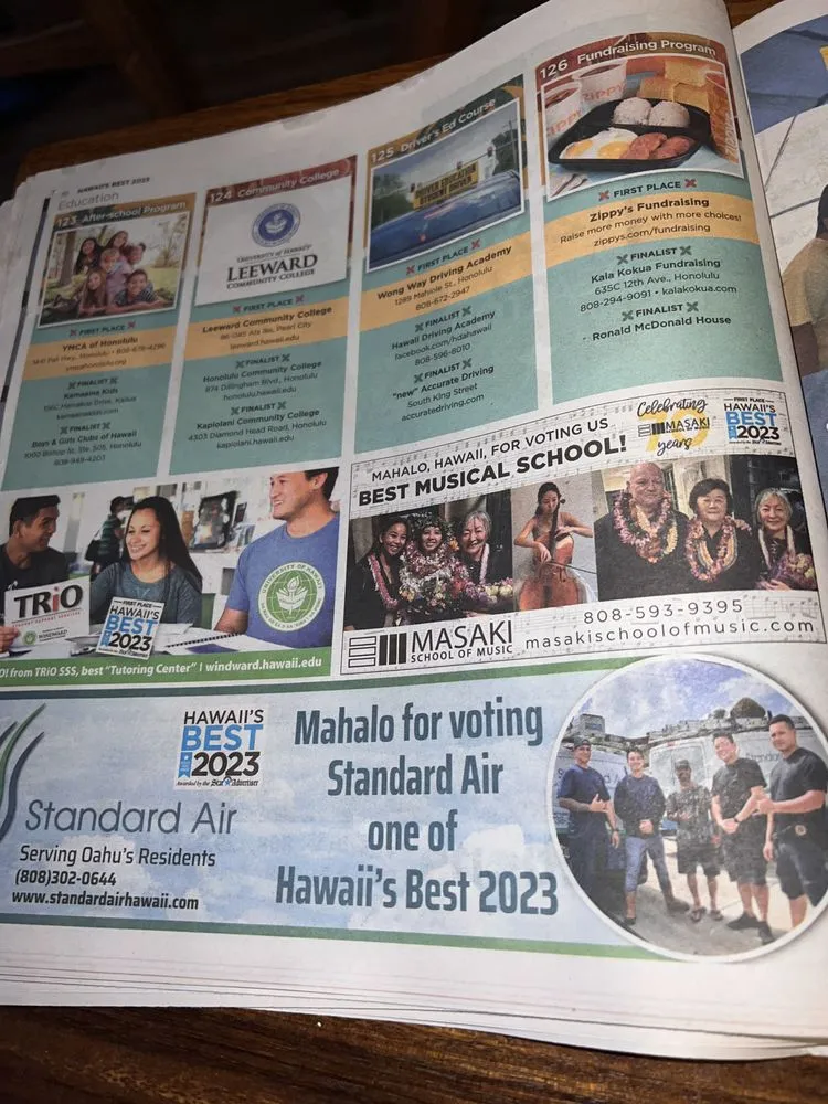 Slide of Standard Air