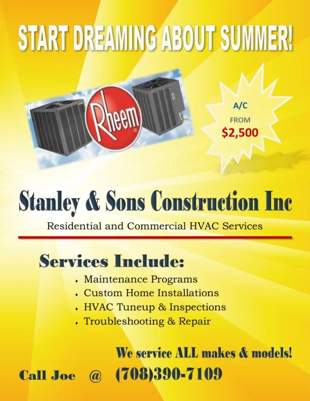Slide of Stanley & Sons Construction